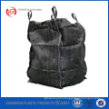 ZR CONTAINERS - BLACK TON BAG BUILDERS/DUMPY BULK 1 TON/TONNE RUBBLE BAGS WASTE STORAGE BAGS